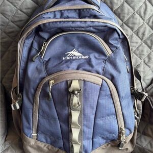 High Sierra Navy Backpack